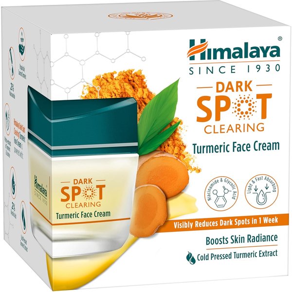 Crema Facial Himalaya Depuradora De Manchas Oscuras Con CúRcuma, Niacinamida Y ÁCido GlicóLico Para Un Tono De Piel Radiante Y ReduccióN De Manchas 50G-image