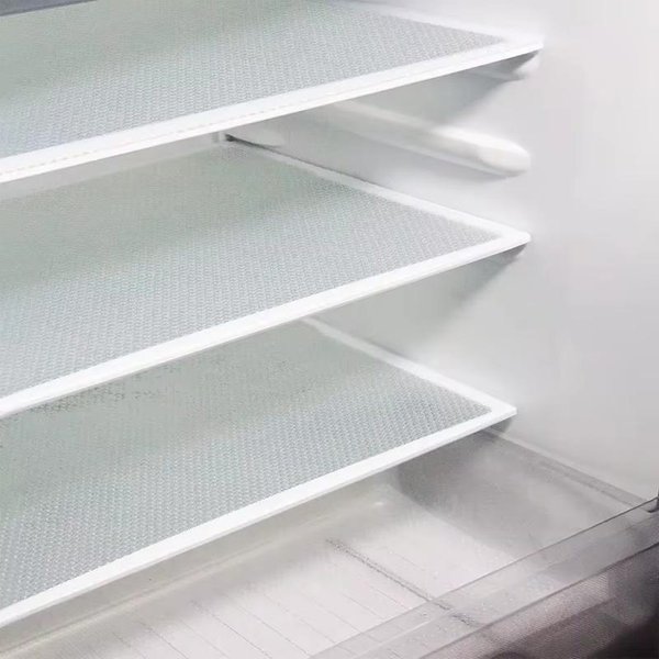 4 Szt. EVA Wodoodporna Mata Do LodóWki Zmywalna Pleśń PodkłAdka Kuchenna AntypośLizgowa PodkłAdka Do Szuflady Szafki Termoizolacyjna Mata Na LodóWkę-image