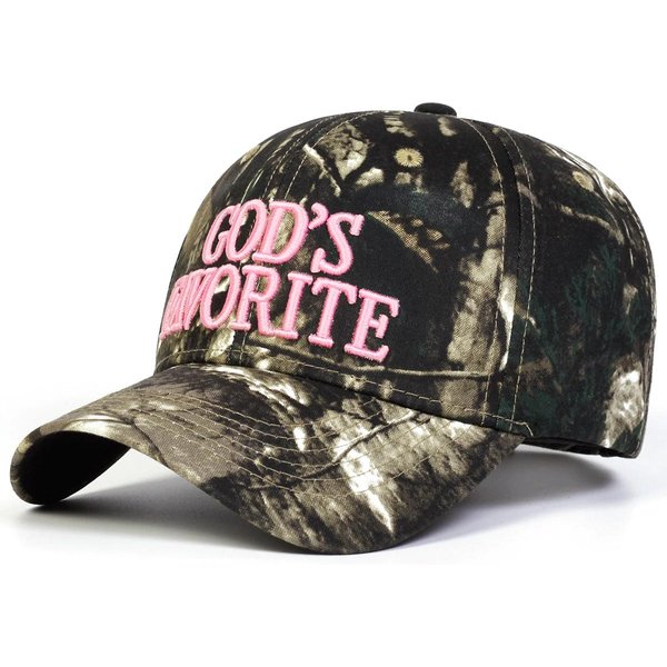 Gorras De BéIsbol Bordadas Con Letras Favoritas De Dios Unisex Primavera Y OtoñO Al Aire Libre Ajustables Gorros Casuales Gorra Hip Hop Gorra Protectora Del Sol-image