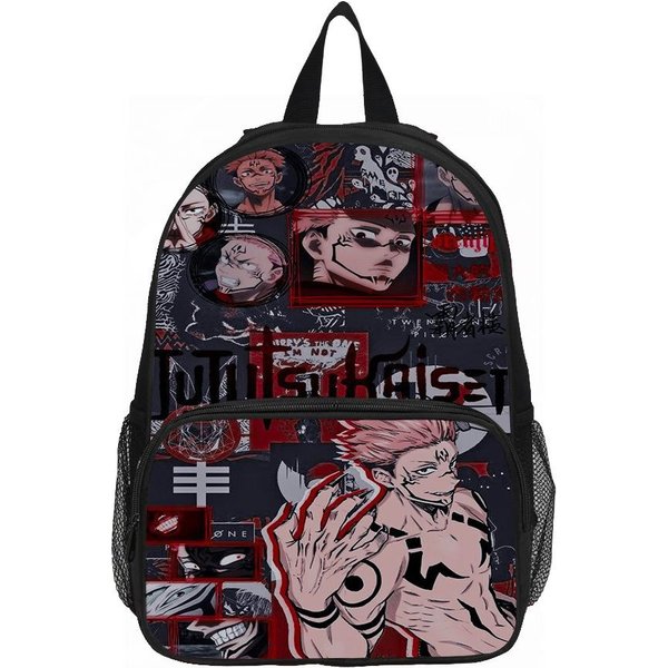 J-Jujutsu Kaisen Mochila Escolar 3D Mochila Escolar Mochila Para Estudiantes Para NiñOs NiñAs Mejor Regalo-image