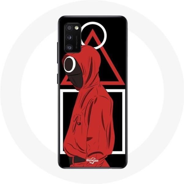 Funda Para Samsung Galaxy S20 Plus Logo Squid Game SíMbolos TriáNgulo Cuadrado CíRculo Fondo Negro-image