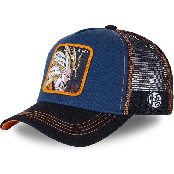 Nueva Gorra Dragon Ball Son Goku Verano Viaje Gorra De BéIsbol Bordado Para Hombre Estilo Hip-Hop Visera Solar Ajustable Gorra De Malla Trucker Blue-image