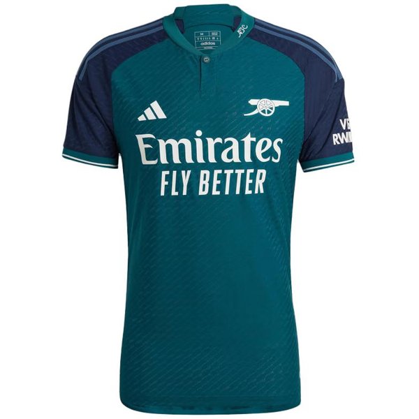 Camiseta Oficial Tercera EquipacióN Adidas Arsenal 23/24 'Verde Rico/Azul Universitario' L-image