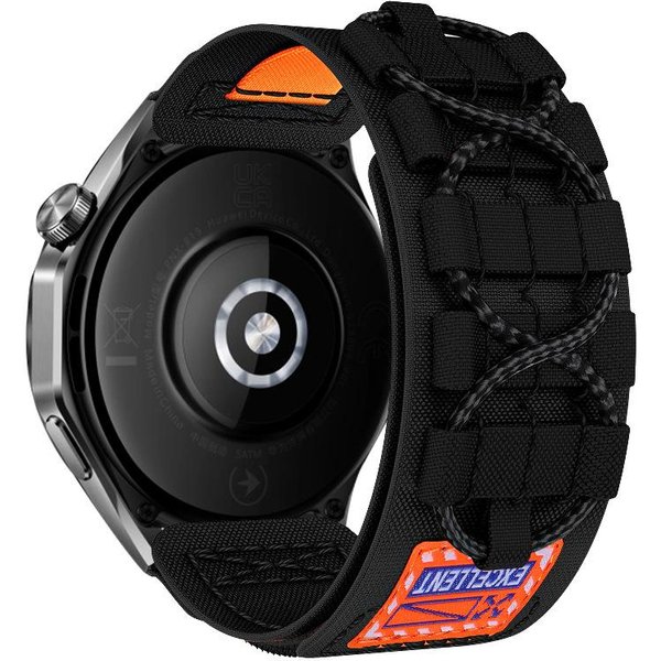 Nylonowy Pasek Do Zegarka Amazfit T-Rex Pro Pasek Do Huami Amazfit T-Rex Amazfit T-Rex 2 Amazfit T-Rex Ultra Sport Pasek Smartwatch Bransoletka Akcesoria Amazfit T-Rex Ultra Czarny-image