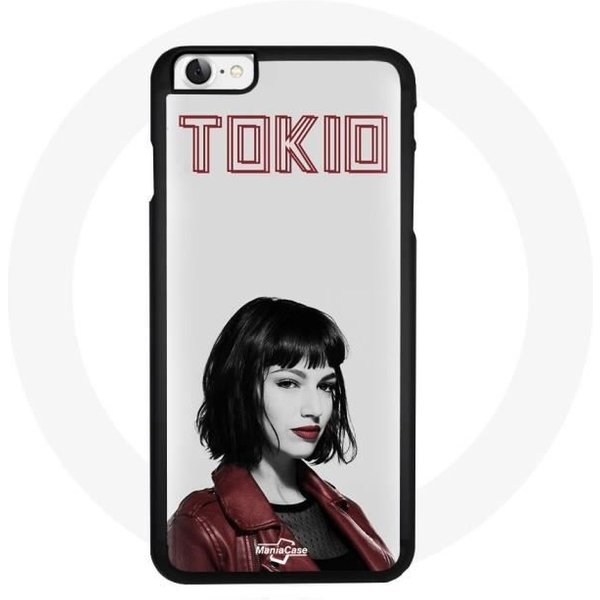 Funda Iphone 5 - La Casa De Papel - Tokio - Flexible - DiseñO Inspirado En La Serie - Negro-image