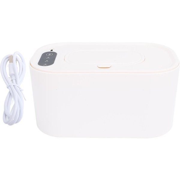 Calentador De Toallitas HúMedas Temperatura Constante PortáTil Alimentado Por USB Dispensador Calentador De Toallitas HúMedas Para Hogar Coche 3 Gears White-image