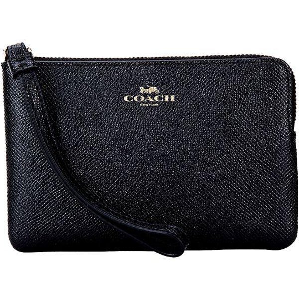 Cartera Clutch Con Cremallera En Esquina 16 Cuero Crossgrain Pulsera Mini Carteras Para Mujer Negro 58032-IMBLK Basic Set (Bag+Dust Bag) Black-image