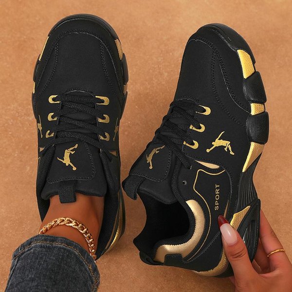 Damskie Buty Sportowe Modne Damskie Buty Wulkanizowane Wysokiej JakośCi PłAskie Buty Damskie Do Chodzenia Platforma DużY Rozmiar Zapatillas Mujer 38-image