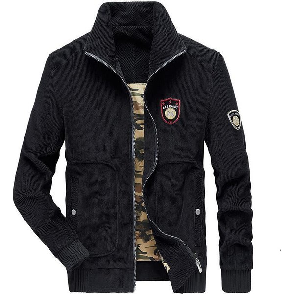 Chaqueta Para Hombre OtoñO Chaqueta De Pana Holgada Talla Grande Moda Casual 5XL-image