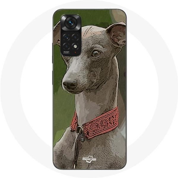 Funda - Xiaomi - Redmi Note 11 4G - Flexible - Gris - Galgo Greyhound Gris-image