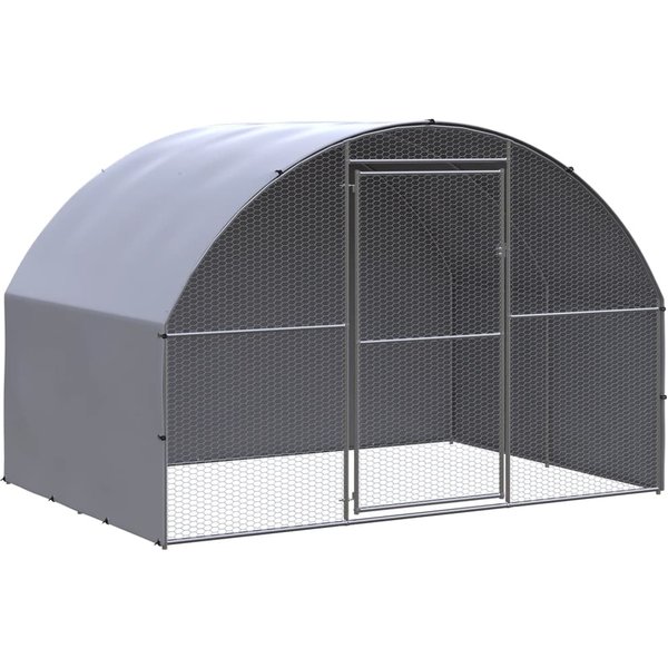 Vidaxl Klatka ZewnęTrzna Dla KurcząT, 3X2X2 M, Stal Galwanizowana-image