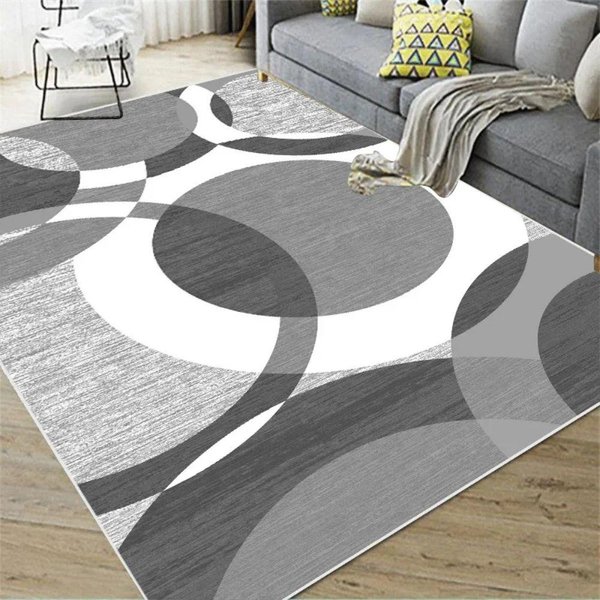 Alfombra Abstracta NóRdica Sala De Estar Dormitorio Cocina Comedor Felpudo DecoracióN Del Hogar GeoméTrico ÁRea Grande Felpudo 80*120Cm-image