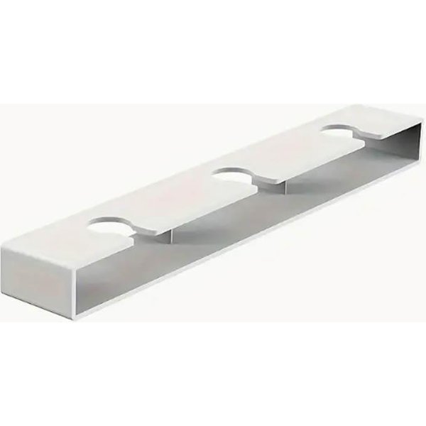 Soporte Para Copas De Vino Bajo Gabinete Que Ahorra Espacio Estante Multifuncional Para Copas Para Almacenamiento De Cocina Bar Estante De Almacenamiento Para Cocina White-image