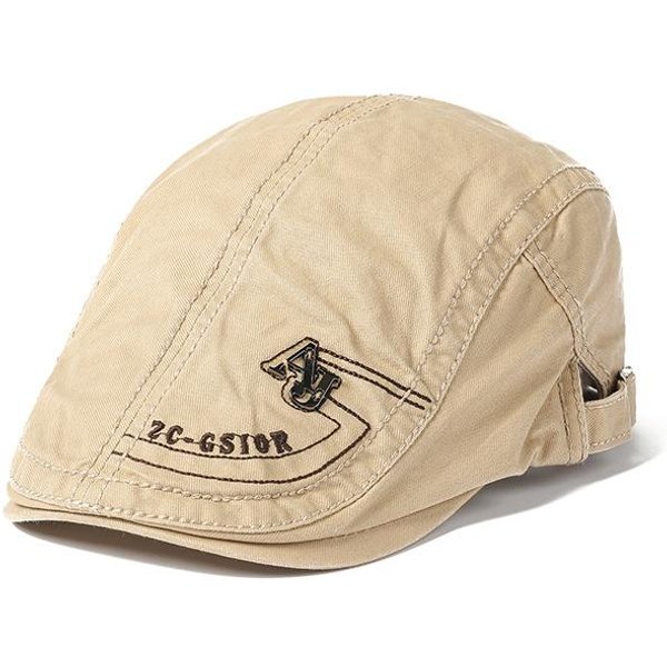 Beret W Stylu Brytyjskim MęSka BawełNiana Czapka Do Przodu Vintage Beret Czapka Z Daszkiem Czapki Gazeciarza Dla MężCzyzn Kierowca Bluszcz Kapelusz Gatsby Kapelusze Malarzy Khaki-image