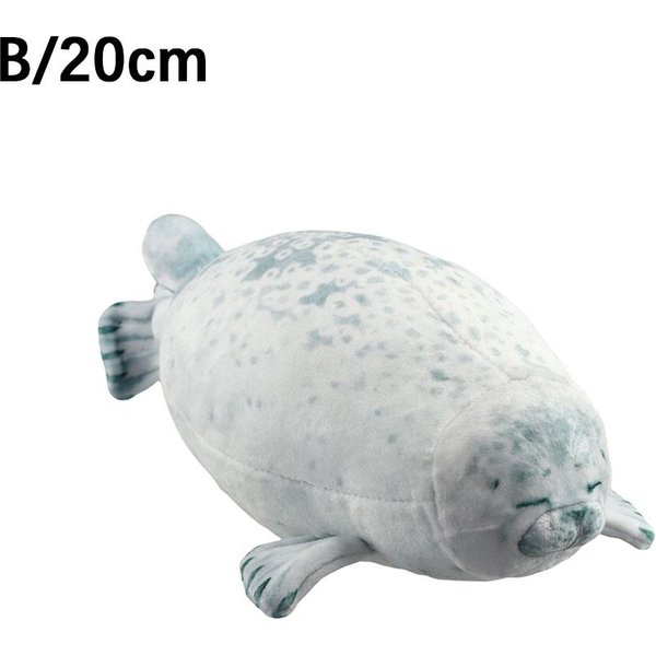 20/30Cm Foca Peluda Gordo Sello Juguete Animal De Peluche Foca Guatona Peluche MuñEca Suave Almohada Para Dormir Linda Foca Marina MuñEca Regalo-image