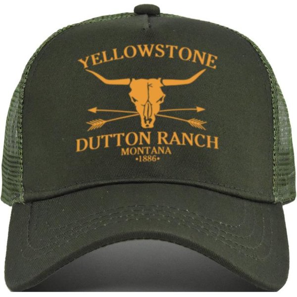 Gorra De BéIsbol Yellowstone SerigrafíA Gorra De Malla Yellowstone Gorra Con Visera Para Hombre Y Mujer Lavada Transpirable Sombrero Para El Sol Adjustable Gray-image