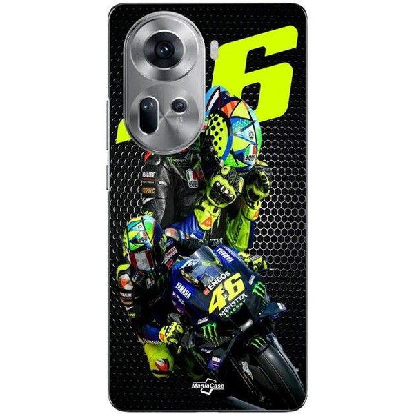 Funda Para Oppo Reno 11 5G 46 Logo Valentino Rossi Motogp Monster Maniacase Negro-image