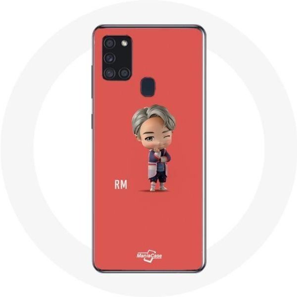Coque Pour Samsung Galaxy A21S BTS Tinytan Animation RM-image