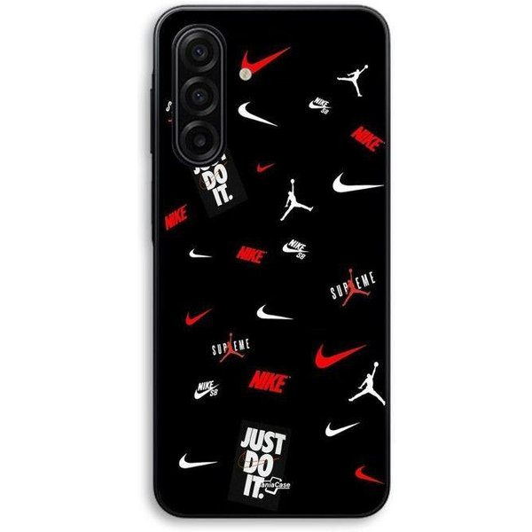 Etui Dla Samsung Galaxy A17 Nike Jordan BiałE Czerwone Czarne TłO Maniacase Czarny-image