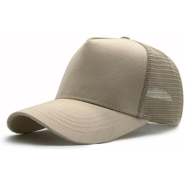 AlgodóN Hombre Cabeza Grande Talla Grande Gorras De BéIsbol Masculino Exteriores Tallas Grandes Gorras Deportivas Papá Gorra Trucker Oversize 56-61Cm 62-65Cm (As The Picture,Xl 60-65Cm) Beige-image