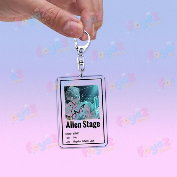Llavecero Alien Stage ART Accesorios Colgantes Para Bolsos Luka Ivan Till Mizi Hyuna Sua Fanart Llaveros JoyeríA Fans Amigos Regalo Gray-image