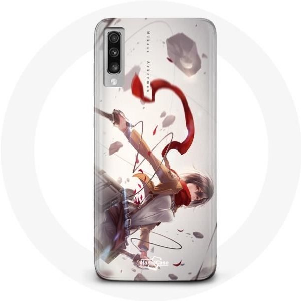 Funda Para Samsung Galaxy A50 Mikasa Ackerman Ataque De Los Titanes Manga-image