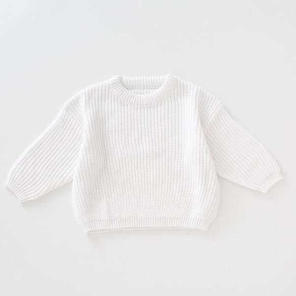 Ropa Infantil SuéTer De Punto Jersey Color SóLido SuéTer Para NiñAs 120-image