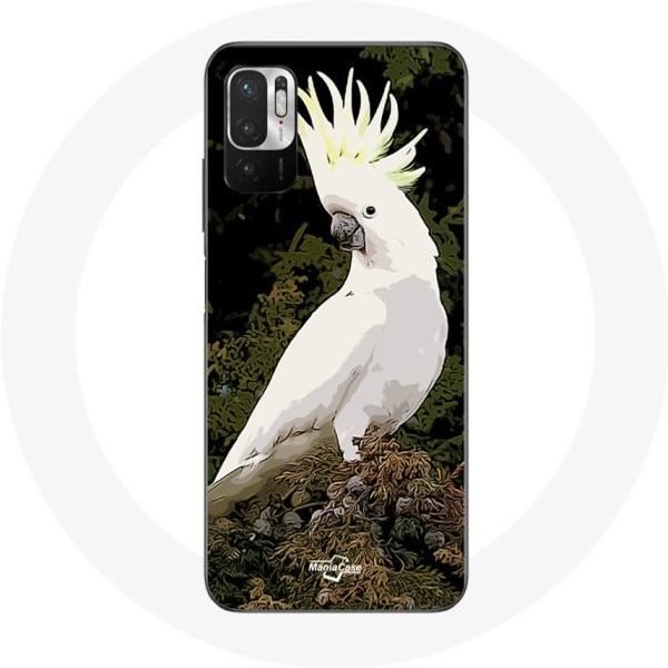 Funda Para Xiaomi Redmi Note 10 5G CacatúAs Loros Blanco En El áRbol-image
