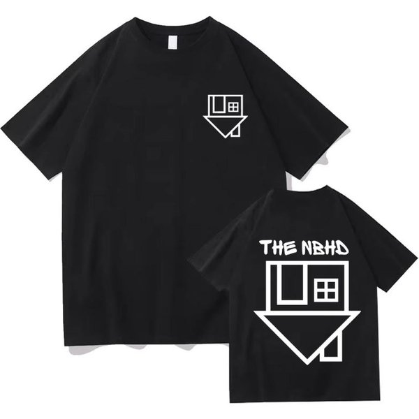 Koszulka The Neighbourhood Nbhd Moda MęSka/Damska Harajuku Graficzna Koszulka Unisex Wysoka Jakość Estetyczna Vintage BawełNiana Koszulka... 5XL Multikolor-image