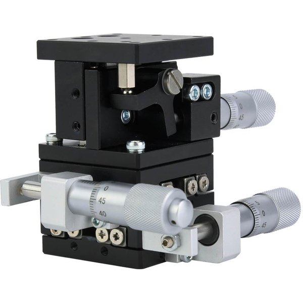LD40 LM 3 Ejes XYZ Etapa Lineal Plataforma De Ajuste Rodamiento Ajuste Mesa Deslizante 40X40Mm-image