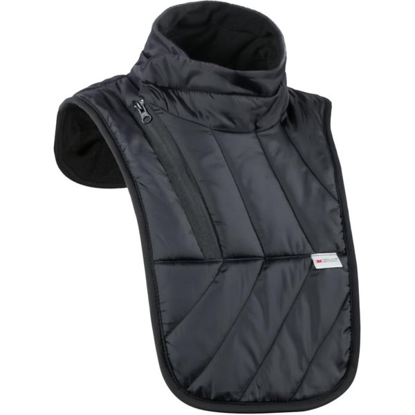 Zimowy Wiatroszczelny Szalik Outdoor Ochrona Przed Zimnem Polar Narciarstwo Jazda Na Rowerze SprzęT Sportowy Motocykl Ochraniacz Klatki Piersiowej CiepłY Ocieplacz Na Szyję L Czarny-image