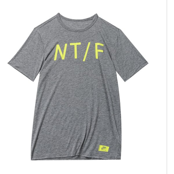 Camiseta De Manga Corta Con Logo Rayado Estampado Amarillo Nike Para Hombre Camisetas Gris 685560-091 XXL Gray-image