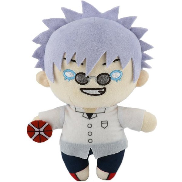Pluszowa Lalka Zabawka 23Cm Satoru Gojo Geto Suguru Cosplay Anime Jujutsu Kaisen Urocza MięKka Poduszka Wypchana Prezent Dla FanóW Anime 23Cm Gray-image