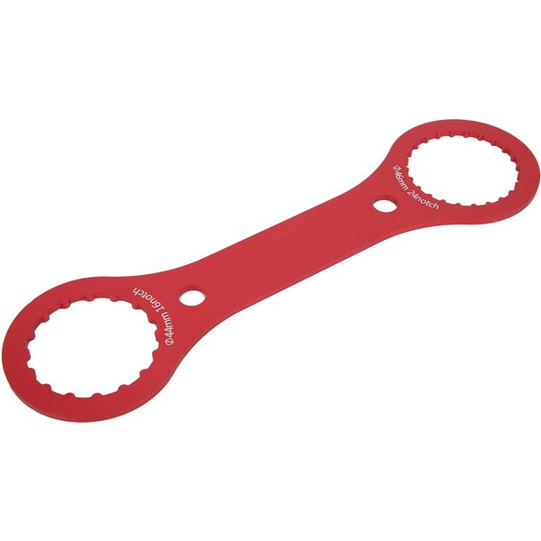 Llave De Pedalier De Bicicleta Herramienta De Pedalier 44 Mm 46 Mm 16 24 Muescas Herramienta De InstalacióN Y ExtraccióN De Pedalier Rojo-image