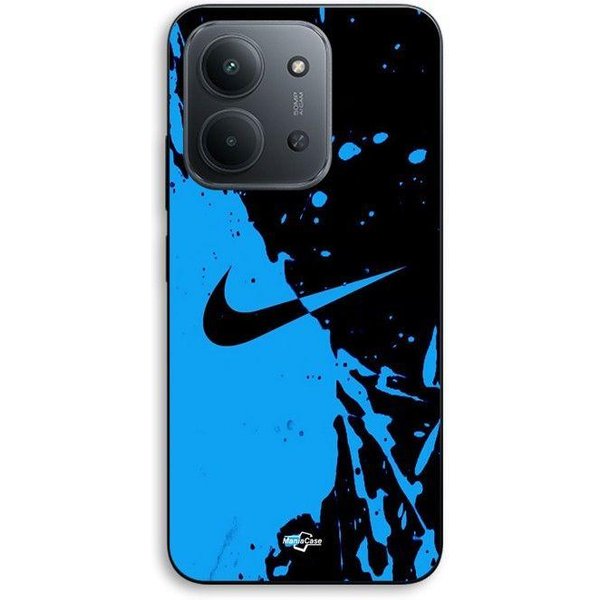 Etui Dla Xiaomi Redmi 15C 5G Logo Nike Kolor Czarny I Niebieski Maniacase Czarny-image
