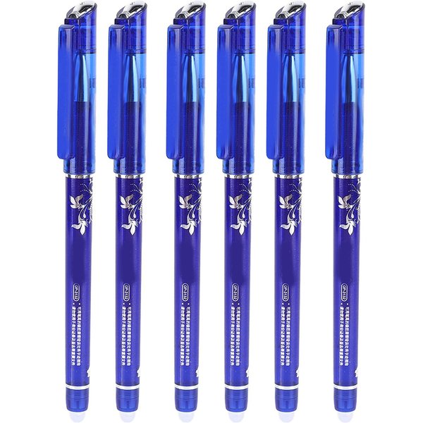 24 Unidades BolíGrafo De Tinta Borrable Haz Que Los Errores Desaparezcan BolíGrafos Borrables Azules Para Oficina Escuela Hogar Cristal Azul-image