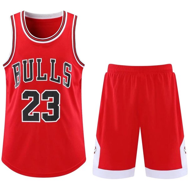 Ropa De Baloncesto Traje De Baloncesto Para Hombre Tops + Pantalones Conjunto De Traje De Camisetas De Baloncesto L Rojo-image