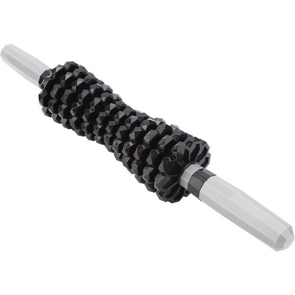 Rodillo Masajeador De Engranajes Barra Rodillo Fitness Yoga RelajacióN Muscular Profunda Masajeador Eje Negro Black-image