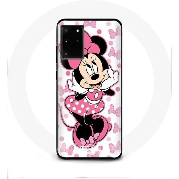 Funda Para Samsung Galaxy S11 Plus Minnie Mouse Dibujo Animado Lindo Rosa-image