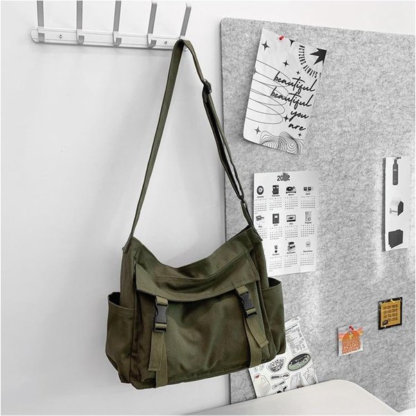 PłóCienna Torba Listonoszka DużA Torba Hobo Na Ramię Crossbody Torebki Codzienne Torby Typu Tote Dla Kobiet Torba PodróżNa Wiele Kieszeni-image