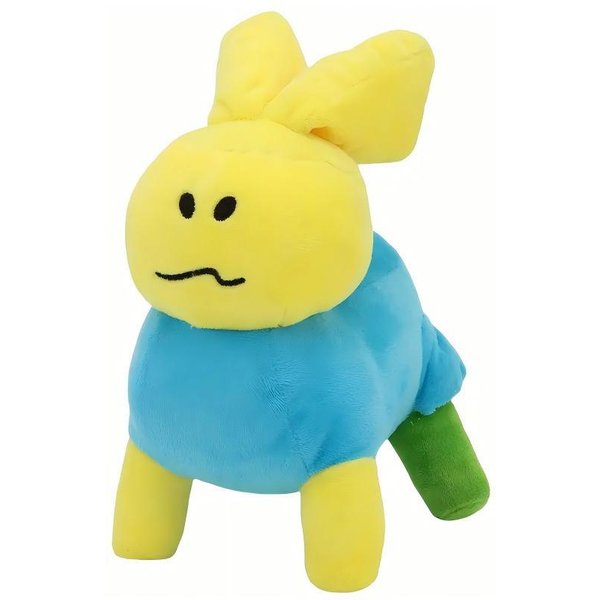 Roblox Forsaken Gubby Peluche Negro Blanco Amarillo Azul Conejo Peluche Juguete MuñEca Suave Para NiñOs Fans Del Juego CumpleañOs Fiesta Hermoso Regalo 25Cm-image
