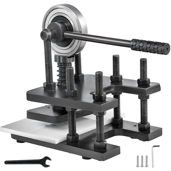 MáQuina De Corte De Cuero 180X120Mm Troqueladora Manual MáQuina De Repujado De Cuero De Alta Resistencia Prensa Manual Molde Molde Troquelado De Cuero Manualidades En Cuero Corte-image