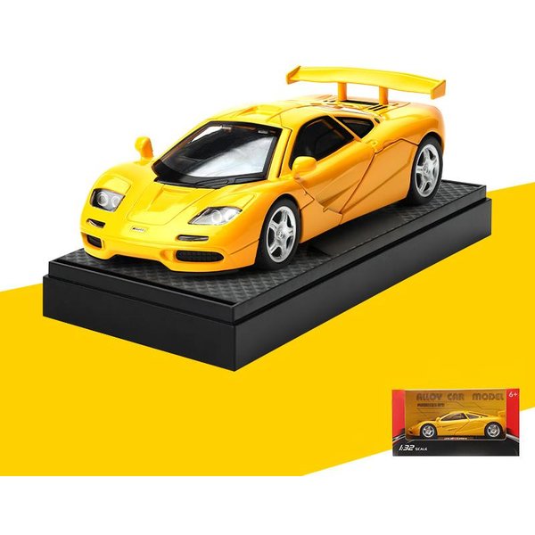 1:32 Mclaren F1 Xp4 Xp5 1933 Super SamochóD Metal Stopowy Odlewany Model Samochodu DźWięK I ŚWiatłO Pull Back Zabawki Dla Dzieci SamochóD Prezenty ŚWiąTeczne-image