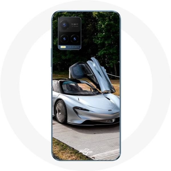 Funda - Maniacase - Vivo Y21S 2021 / Y21 2021 - FóRmula 1 Mclaren - Flexible - Negra Negro-image