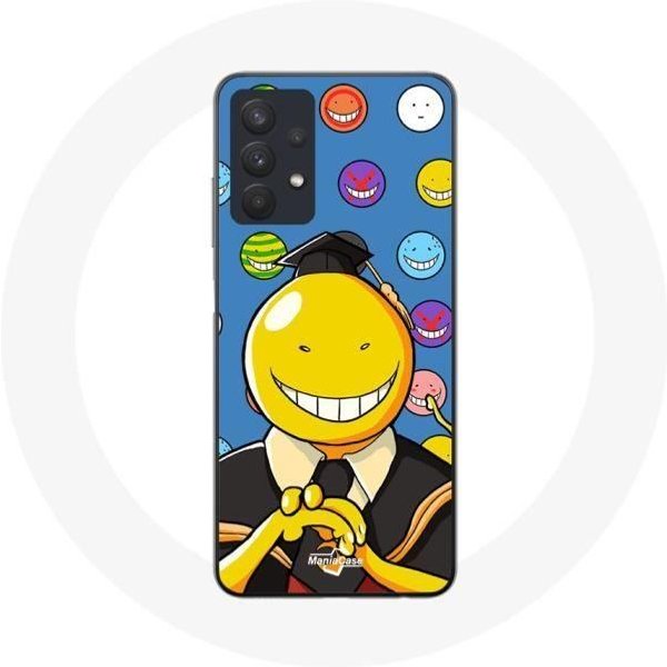 Funda Maniacase Para Samsung Galaxy A32 5G Koro Sensei Assassination Classroom Manga Y Anime Negro-image