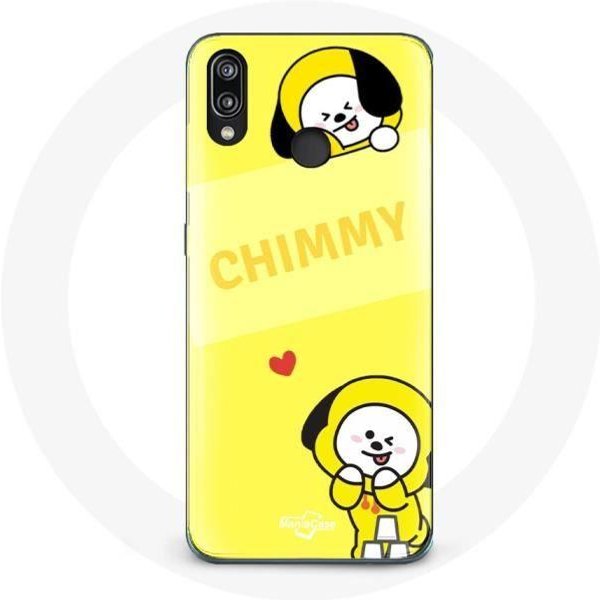 Funda Para Huawei P20 Lite BTS Bangtan BT21 Chimmy Jimin Fondo Amarillo-image