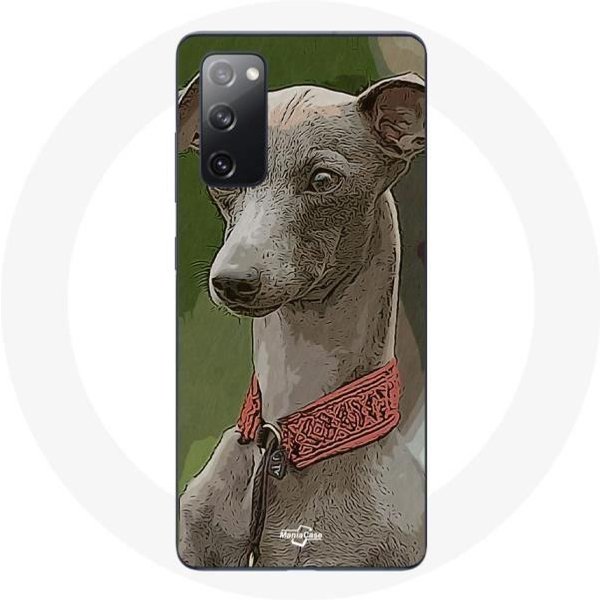 Funda - Samsung - Galaxy S20 FE - Galgo Greyhound - Gris - Flexible Gris-image