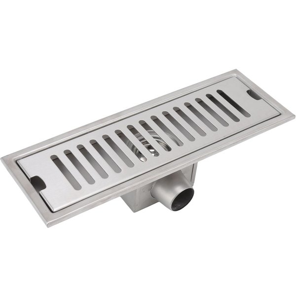 Drenaje Lineal Para Ducha De 12 Pulgadas Canaleta Rectangular Para DesagüE De Ducha Drenaje RáPido Con VáLvula Antiolor Para-image