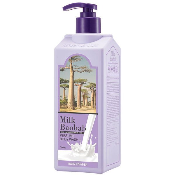 Milk Baobab PłYn Do Mycia CiałA Baby Powder 500Ml-image