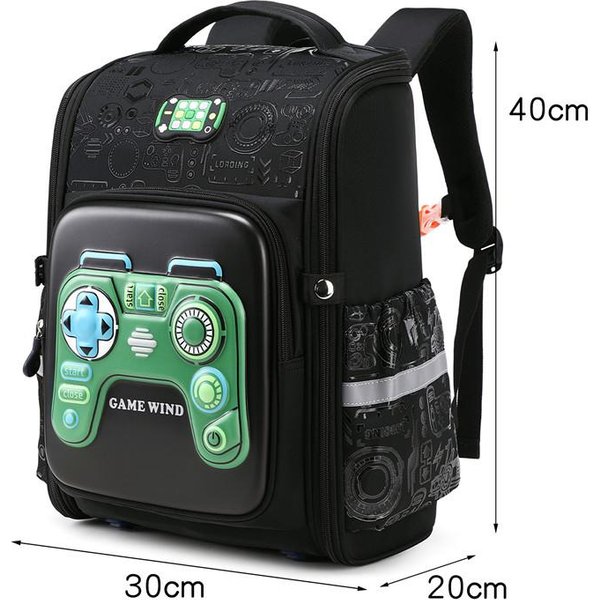 Mochilas Escolares Impermeables Para NiñOs NiñAs NiñOs Primaria Mochilas Escolares OrtopéDicas Mochila Espacial Mochila Escolar Creatividad Bolsa Para Libros Para NiñOs Black-image